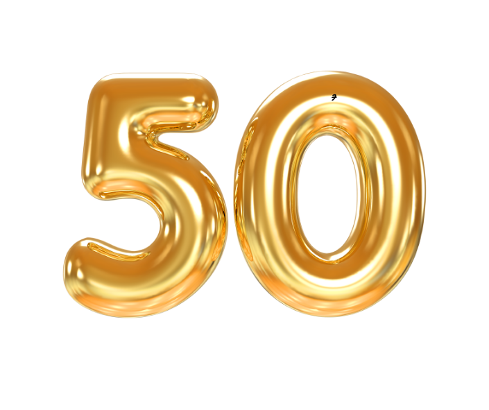  50 "
